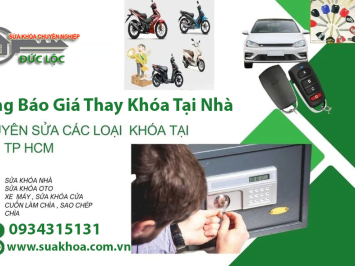 Bảng Báo Giá Thay Khóa Tại Nhà: Chi Tiết, Minh Bạch và Chuyên Nghiệp