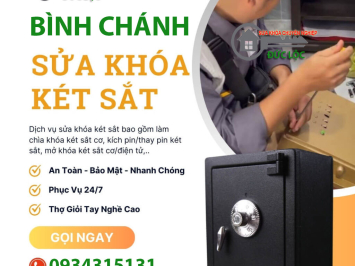 Bảng Báo Giá Sửa Khóa Két Sắt Bình Chánh: Dịch Vụ Chuyên Nghiệp, Uy Tín