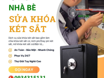 Bảng Báo Giá Sửa Khóa Két Sắt Nhà Bè: Dịch Vụ Chuyên Nghiệp, Uy Tín