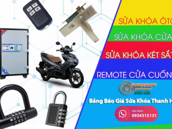 Bảng Báo Giá Sửa Khóa Thanh Hóa: Dịch Vụ Chuyên Nghiệp, Giá Cả Hợp Lý