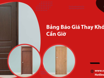 Bảng Báo Giá Thay Khóa Cửa Gỗ Cần Giờ: Dịch Vụ Chuyên Nghiệp, Giá Cả Hợp Lý