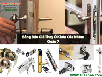Bảng Báo Giá Thay Ổ Khoá Cửa Nhôm Quận 7