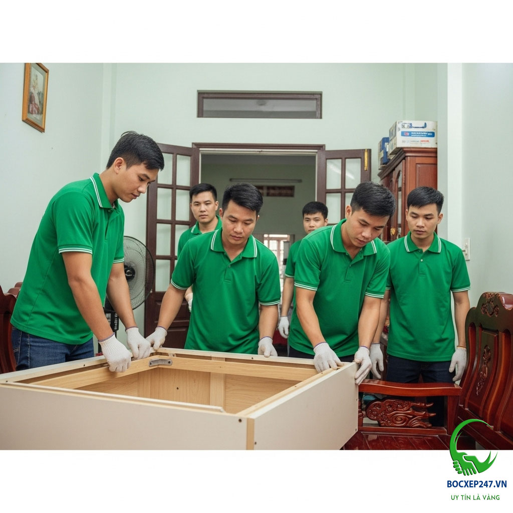 Bốc xếp hàng hóa tại Thành Tín 247