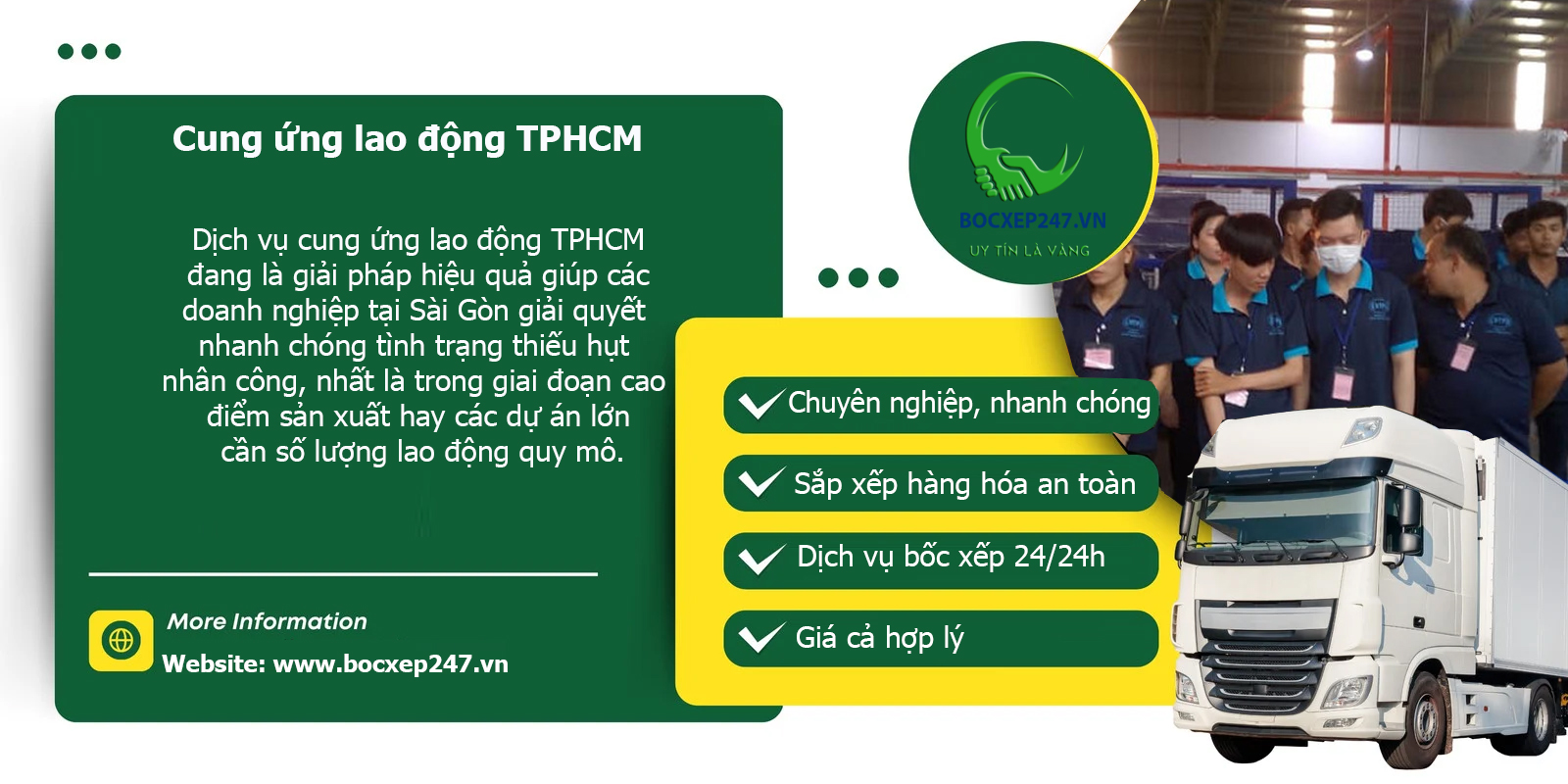 Cung ứng lao động tại Thành Tín 247