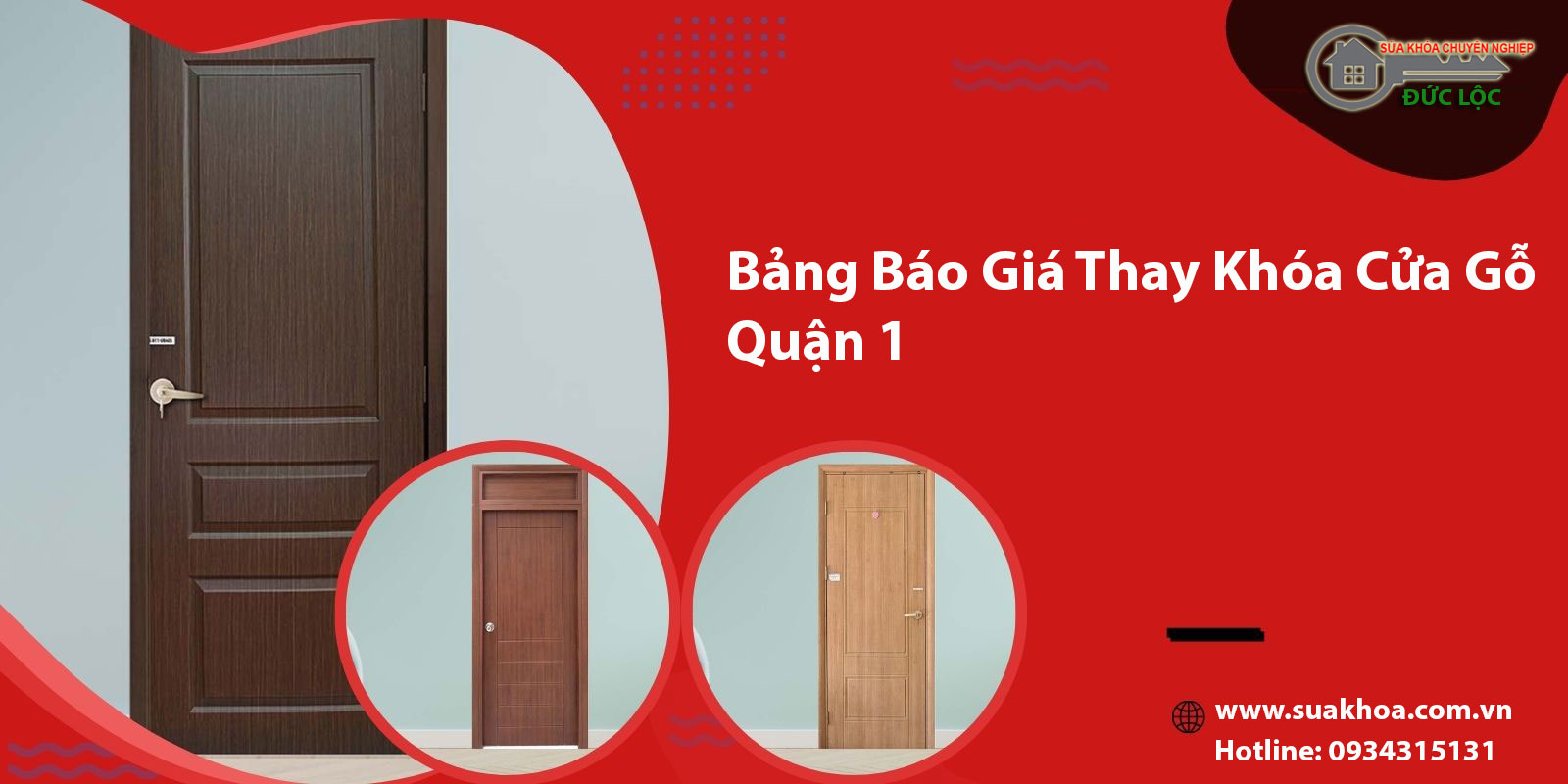 Bảng Báo Giá Thay Khóa Cửa Gỗ Quận 1 – Dịch Vụ Chuyên Nghiệp, Giá Cả Hợp Lý